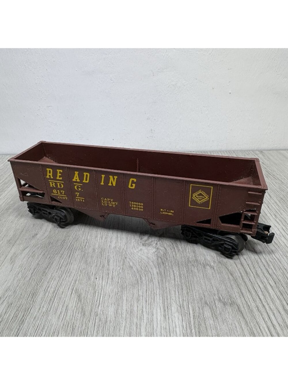 Lionel 6-6177 Reading Hopper 0 027 BLT 1-86